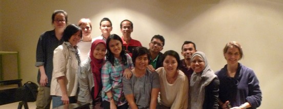 Peserta kelas Norwegia-Indonesia Lokakarya Penerjemahan Sastra 2013.